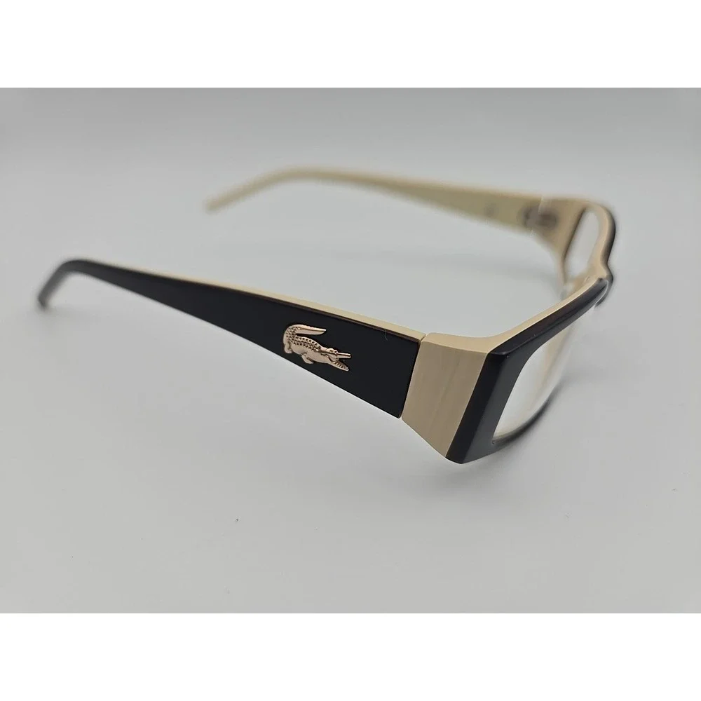 LACOSTE‎ LA12221 Eyeglasses ( Frame Only ) Black Brown Tan 50-18-130